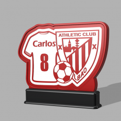 Lámpara personalizada Atletic de Bilbao