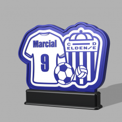 Lámpara personalizada Eldense
