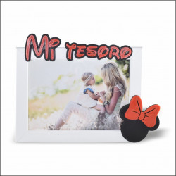 Marco horizontal silueta Minnie texto fijo