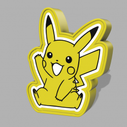 Lámpara Pikachu