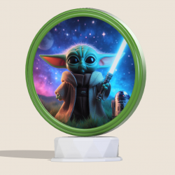 Lámpara Grogu (Baby Yoda)