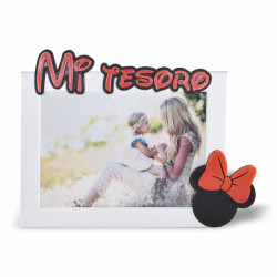 Marco silueta Minnie texto personalizado